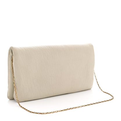 Padded Lambskin Mini Calypso Wallet On Chain WOC Crema Soft