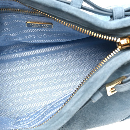 Scamosciato Triangle Small Bonnie Shoulder Bag Astrale