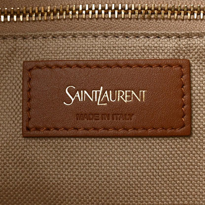 Canvas Calfskin Y Tote Desert Dust Brick