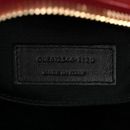 Calfskin Matelasse Monogram Lou Camera Bag Opyum Red