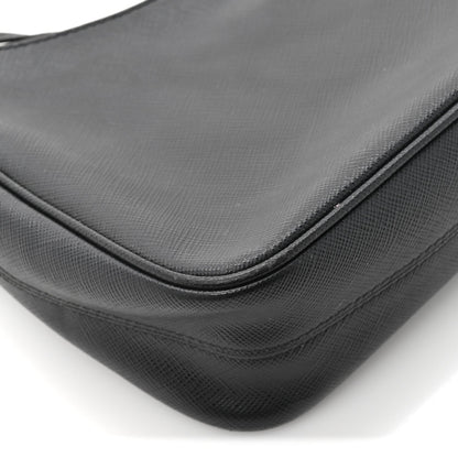 Saffiano Lux Re-Edition 2005 Shoulder Bag Black