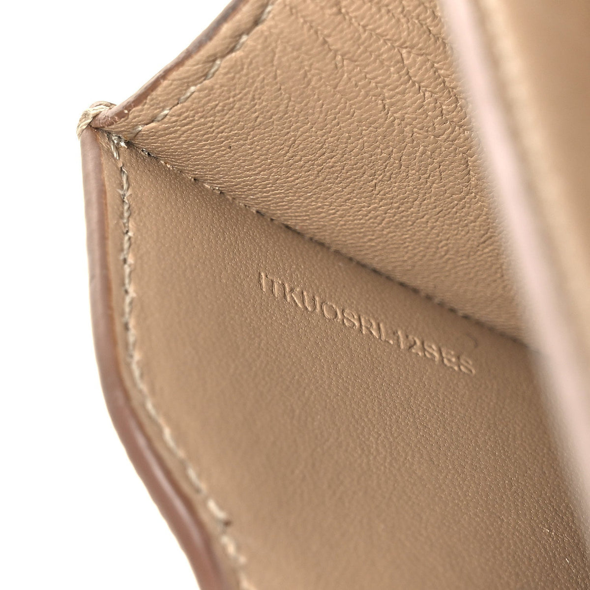 Grained Calfskin Small TB Bag Oat Beige