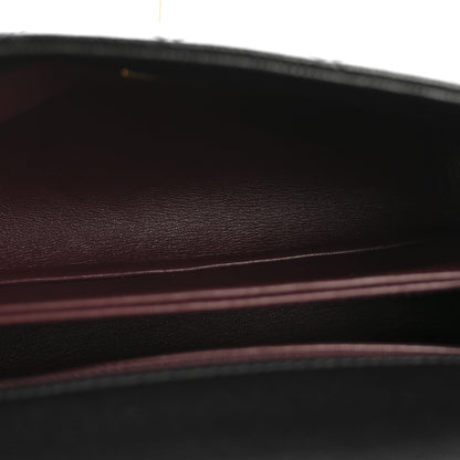 Caviar Quilted Mini Coco Handle Flap Black