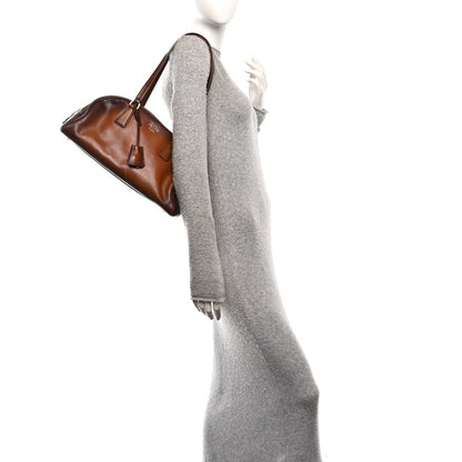 Vitello Old Medium Bowling Bag Cognac
