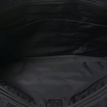 Monogram Web Large Diaper Tote Black