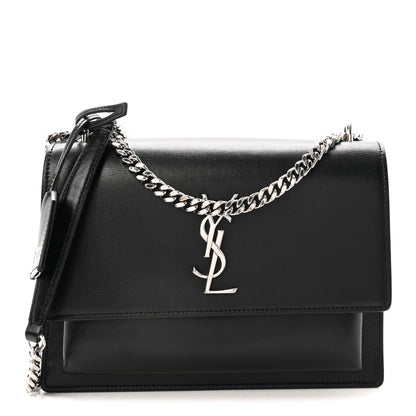 Calfskin Medium Monogram Sunset Black