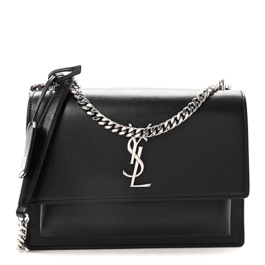 Calfskin Medium Monogram Sunset Black
