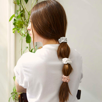 Rewards Small Silk Scrunchies - 3 Piece Set