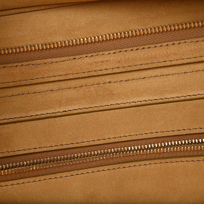 Suede Calfskin Medium New Luggage Beige