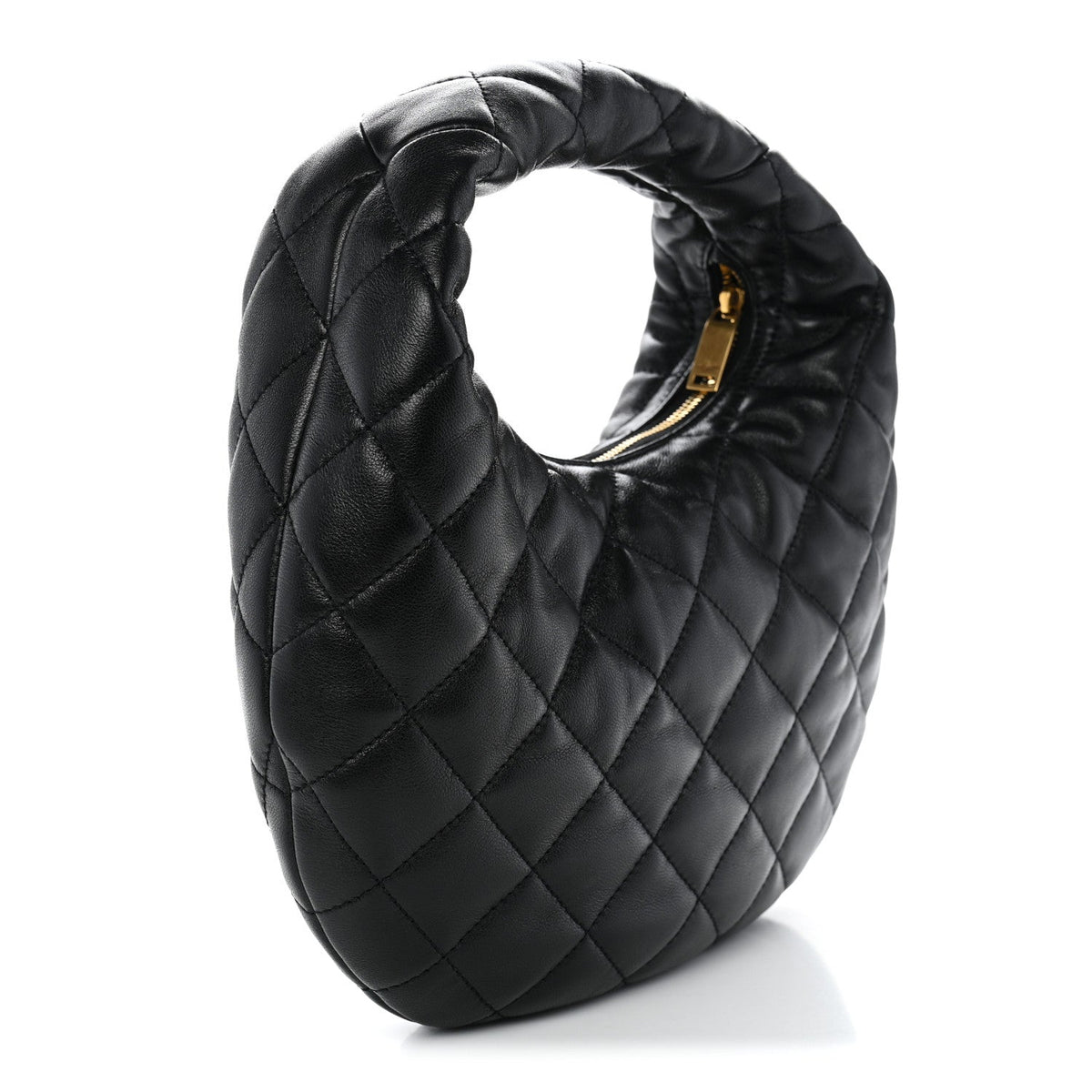 Lambskin Quilted Icarino Bag Black