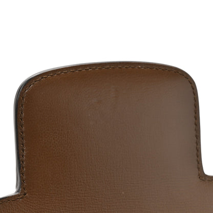 Azalea Calfskin Horsebit 1955 Shoulder Bag Brown Sugar