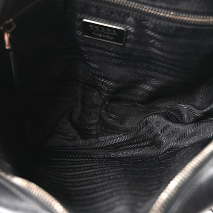 Saffiano Vitello Bauletto Black