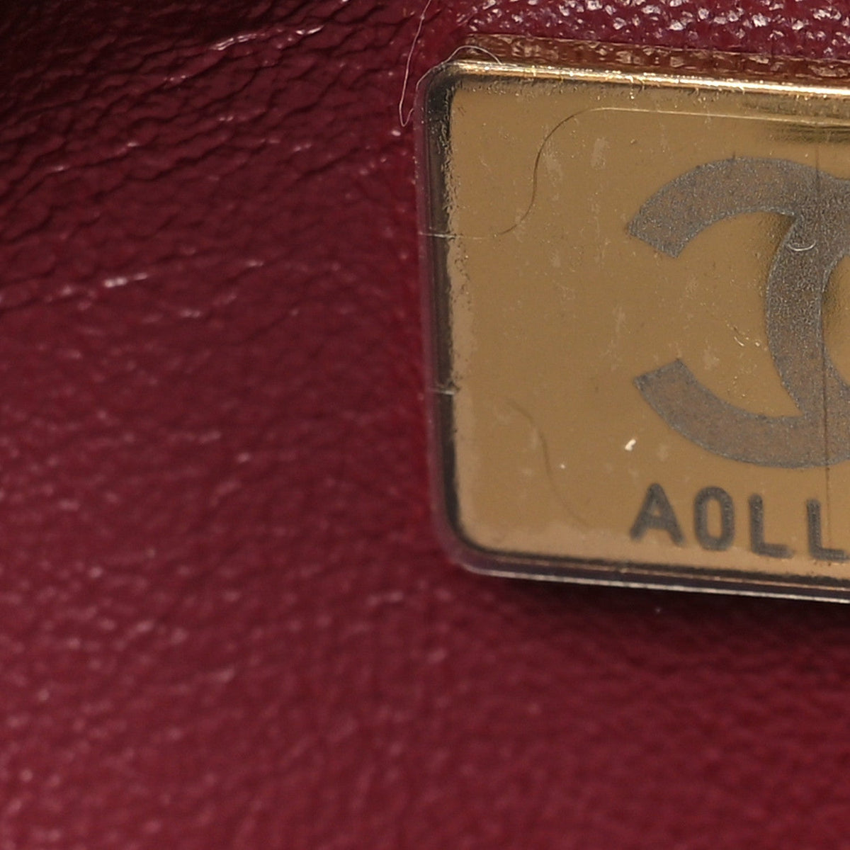 Grained Calfskin Souplissimo Maxi Flap Burgundy