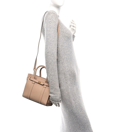 Silky Calfskin Mini Zipped Bayswater Rosewater