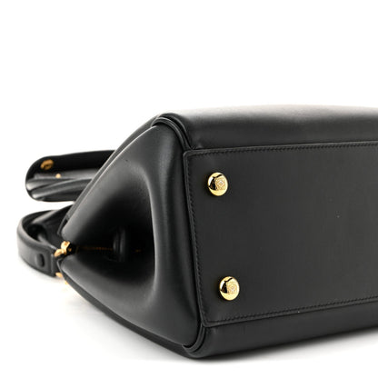 Supple Calfskin Small Madrid Bag Black
