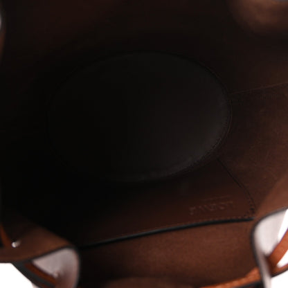 Calfskin Small Balloon Bucket Bag Hazelnut