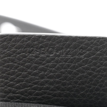 Grained Calfskin Oblique Mini Saddle Messenger Bag With Flap Beige Black