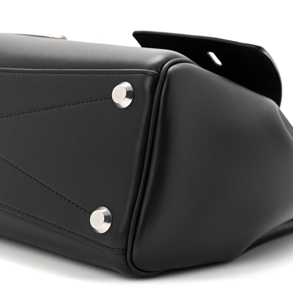 Smooth Calfskin Small Bel Air Carry All Bag Black
