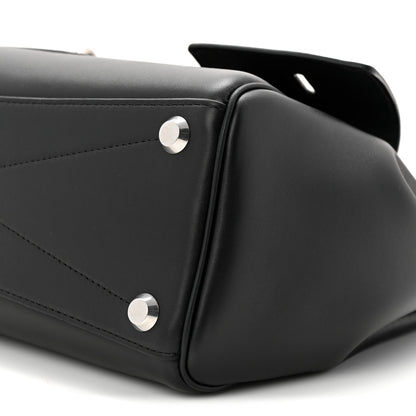 Smooth Calfskin Small Bel Air Carry All Bag Black