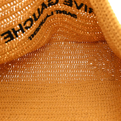Raffia Rive Gauche Tote Yellow