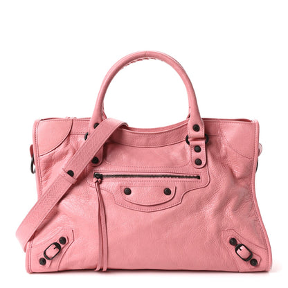 Agneau Arena Classic Hardware Medium Le City Vintage Pink