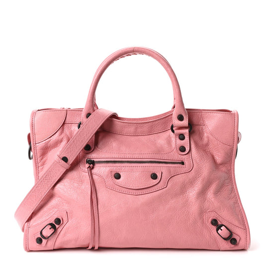Agneau Arena Classic Hardware Medium Le City Vintage Pink