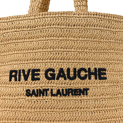 Raffia Rive Gauche Tote Natural