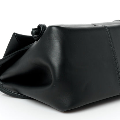 Calfskin Small Falcon Shoulder Bag Black
