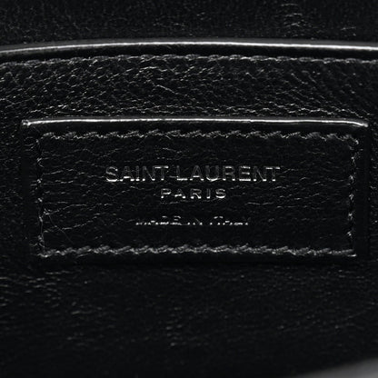 Box Calfskin Monogram Medium Solferino Satchel Black