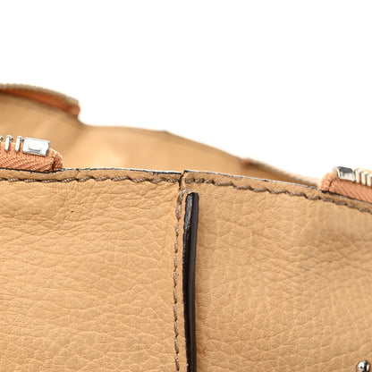 Calfskin Medium Paddington Satchel Taupe
