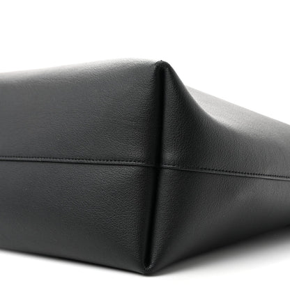 Calfskin Large Shopping Tote Black
