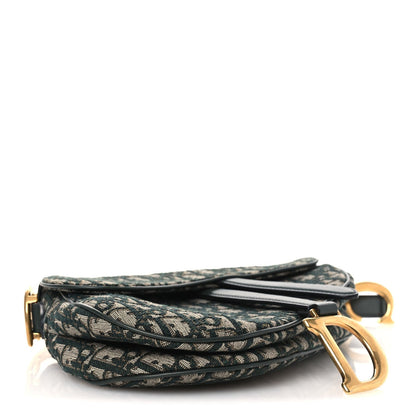 Oblique Saddle Bag Green