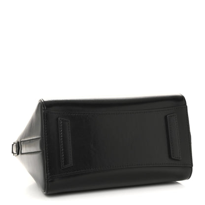 Shiny Lord Calfskin Mini Antigona Black