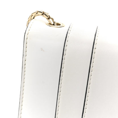 Calfskin Small Serpenti Forever Crossbody Bag White Agate