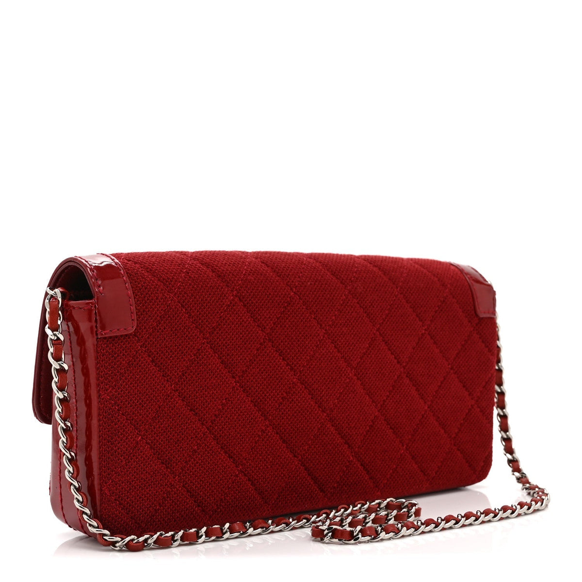 Patent Jersey Quilted 2.55 Reissue East West Flap Red
