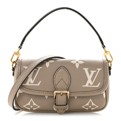 Empreinte Monogram Giant Nano Diane Tourterelle Creme