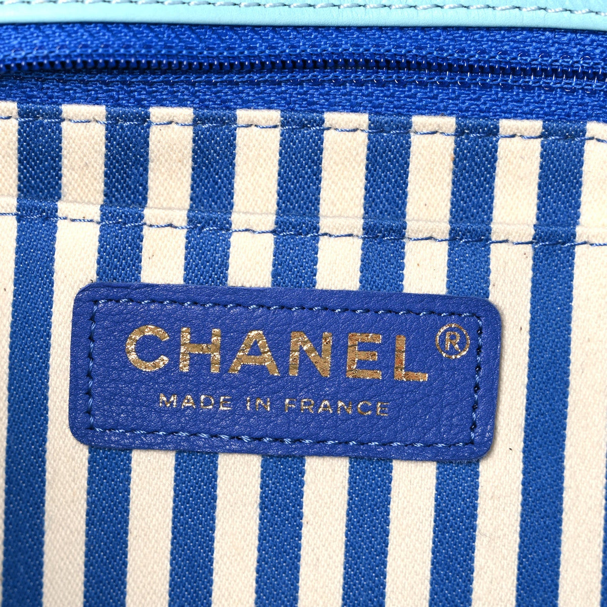 Calfskin Quilted Chevron Envelope Flap Turquoise