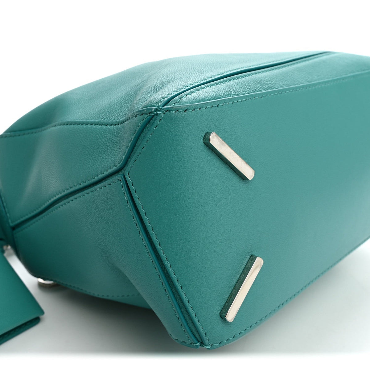 Nappa Lambskin Small Featherlight Puzzle Bag Aquamarine