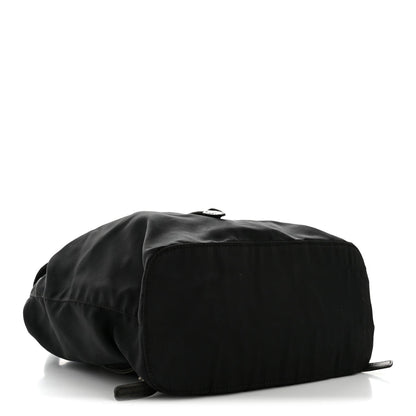 Tessuto Nylon Vela Chain Backpack Black