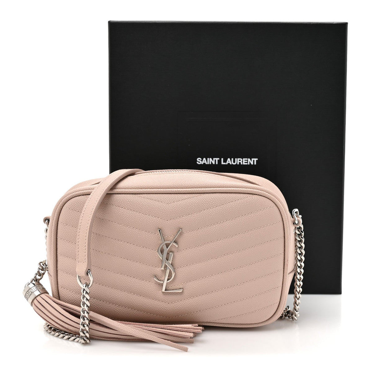 Grain De Poudre Matelasse Monogram Mini Lou Camera Bag Marble Pink