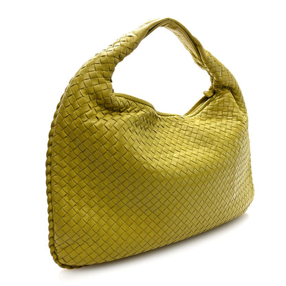 Nappa Intrecciato Large Veneta Hobo Ancient Gold