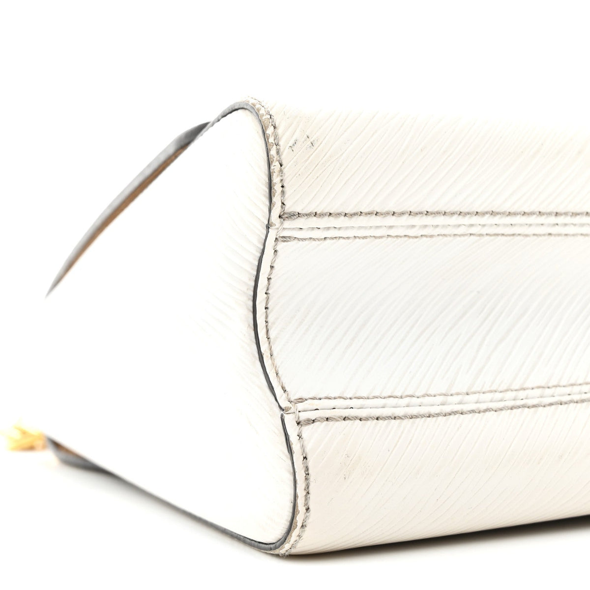 Epi Twist Shoulder Bag MM White