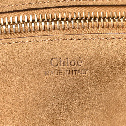 Suede Calfskin Small Marcie Hobo Bag Gold Khaki