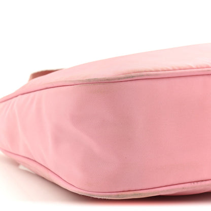 Tessuto Nylon Saffiano Mini Re-Edition 2000 Bag Rosa