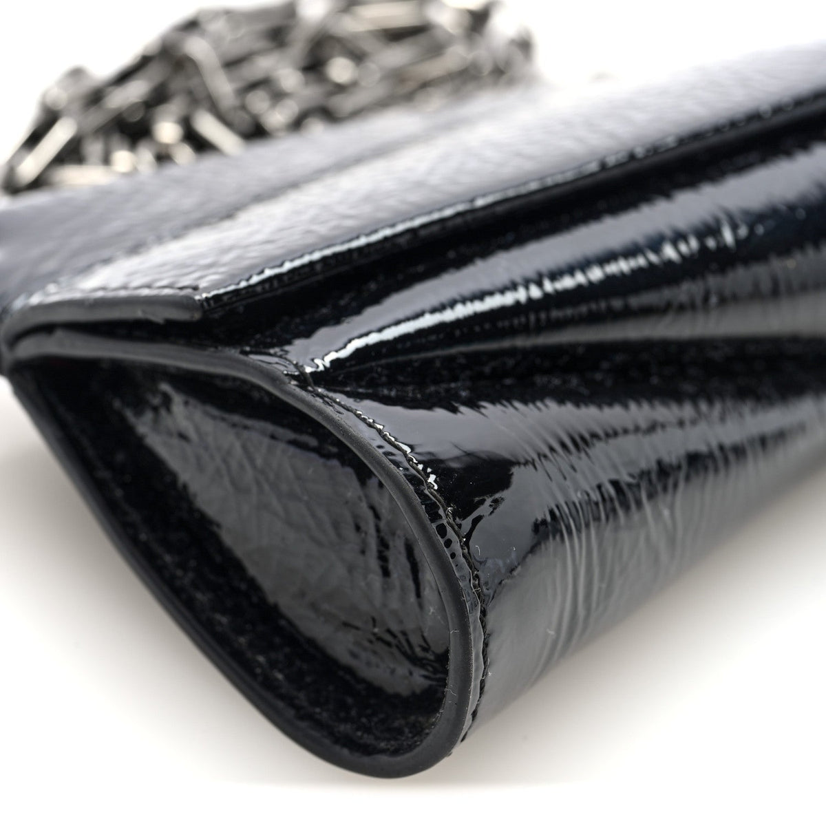 Patent Vog Small Loubitwist Clutch Black