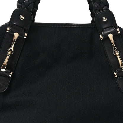 Guccissima Medium Pelham Shoulder Bag Black