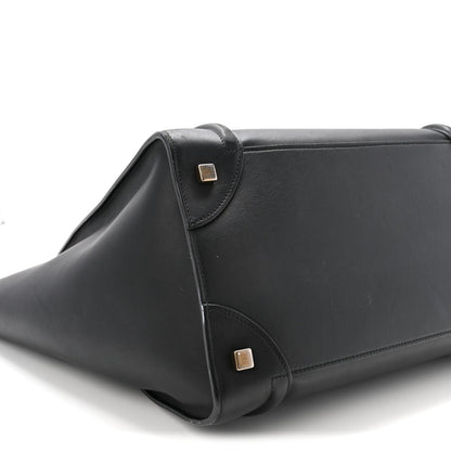 Smooth Calfskin Mini Luggage Black