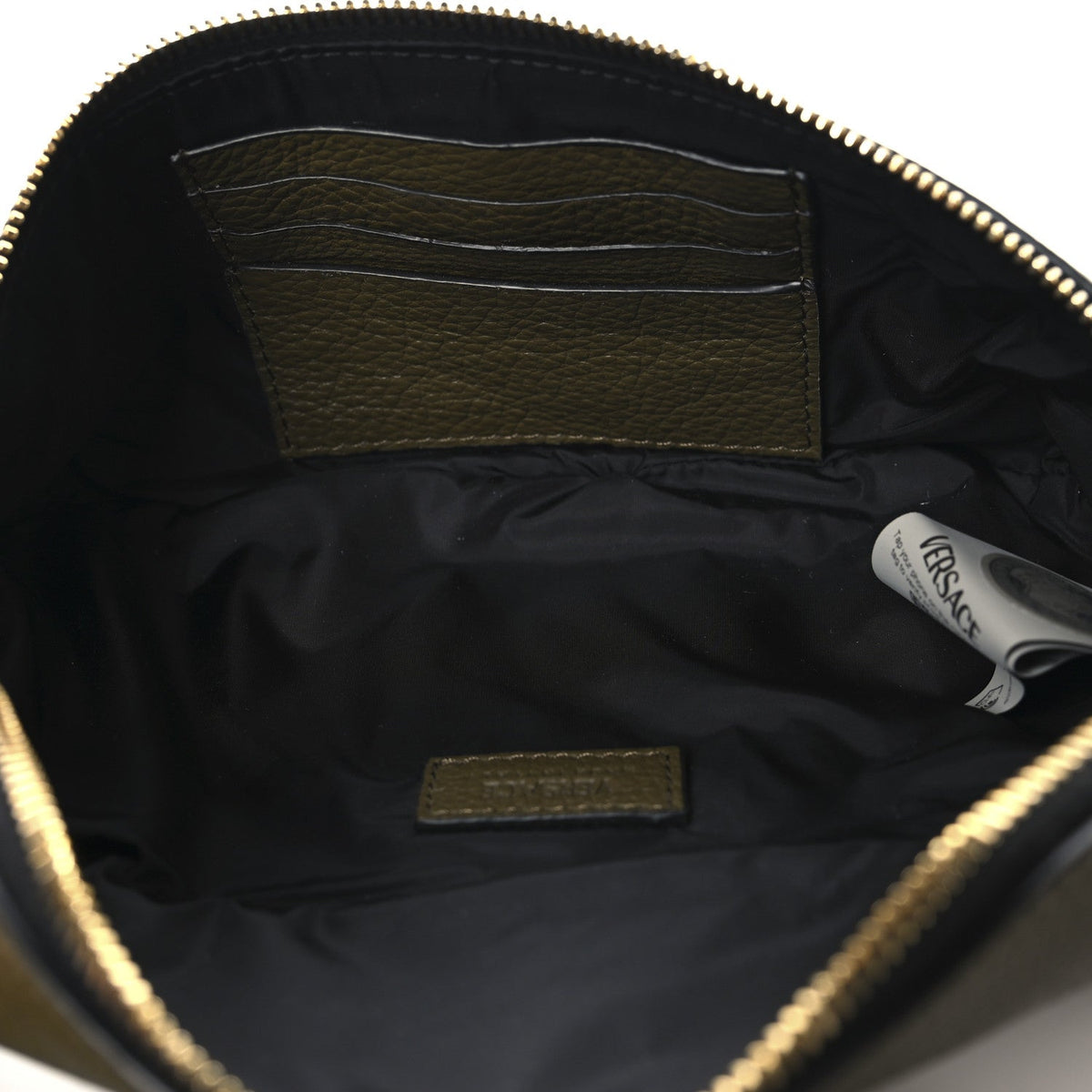 Grained Calfskin Vanitas Medea Belt Bag Khaki