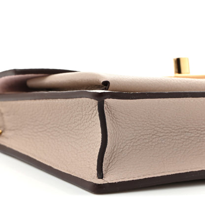 Soft Calfskin My Lockme Chain Pochette Greige