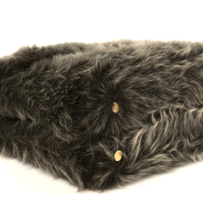 Shearling Suede Calfskin Teen Nino Golden Khaki